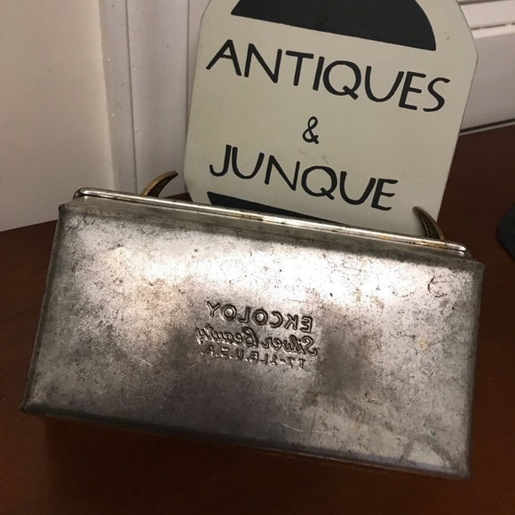 VTG(1940s) Ekcoloy Silver Beauty T 7 1LB U. S. A. Loaf Cake Pan - Picture 2 of 5